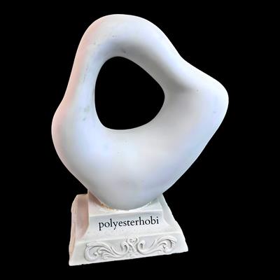 OB 2070 - Soyut Taş Modern Biblo Ham Polyester Obje