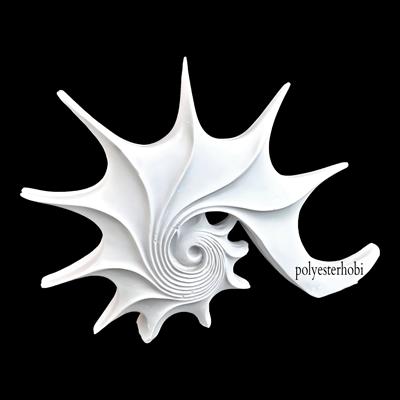 OB 2077 - Modern Fosil Natilius Soyut Ham Polyester Obje