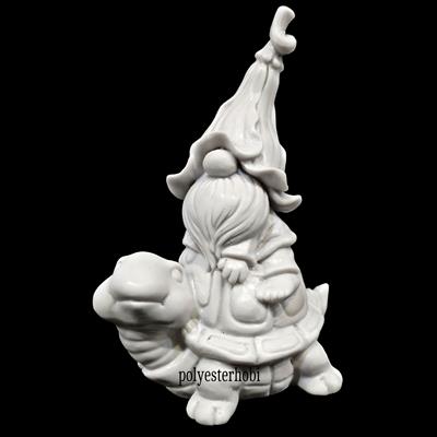 OB 2097 - Cüce Kaplumbağa Detaylı Biblo Ham Polyester Obje