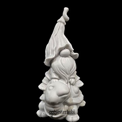 OB 2097 - Cüce Kaplumbağa Detaylı Biblo Ham Polyester Obje