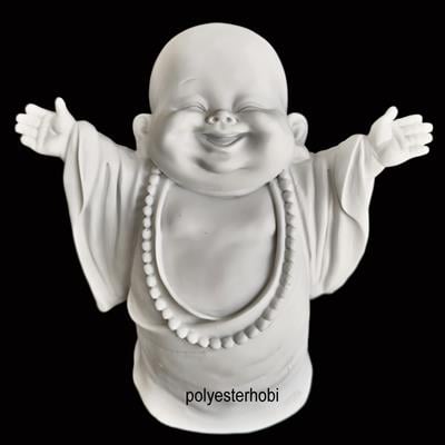 OB 2152 - Buda Neşeli Ham Polyester Dekoratif Obje