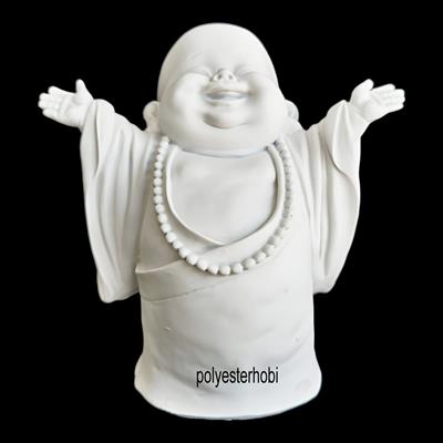 OB 2152 - Buda Neşeli Ham Polyester Dekoratif Obje