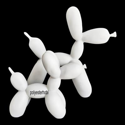 OB 2157 - Balon Köpek Set Modern Heykel Ham Polyester Obje