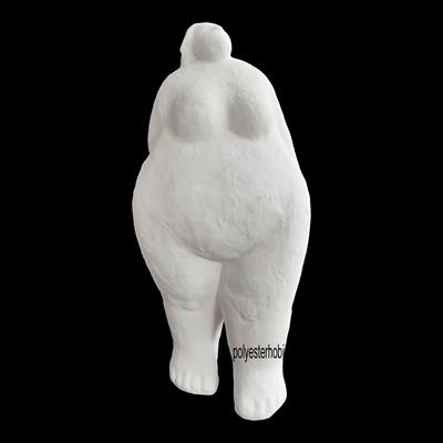 OB 2166 - Modern Soyut Lady Dekoratif Obje Ham Polyester Heykel