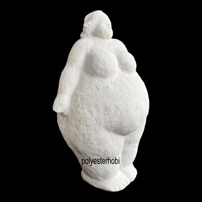 OB 2167 - Modern Soyut Lady Dekoratif Obje Ham Polyester Heykel