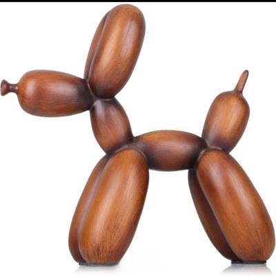 OB 2176 - Balon Köpek Küçük Boy Modern Heykel Ham Polyester Obje