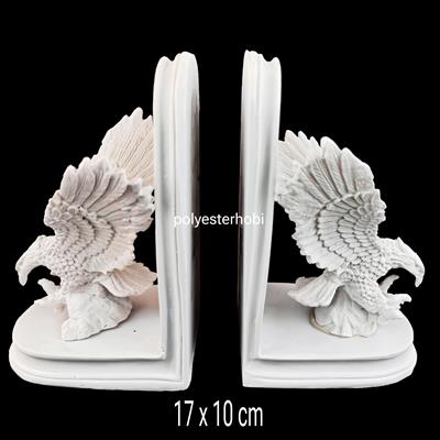 OB 2181 - Kartal Kitap Tutucu Ham Polyester Dekoratif Obje