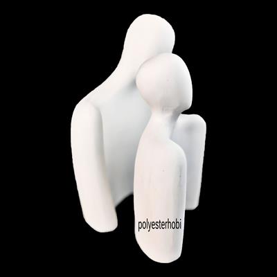 OB 2185 - Modern Sevgililer Ham Polyester Dekoratif Obje