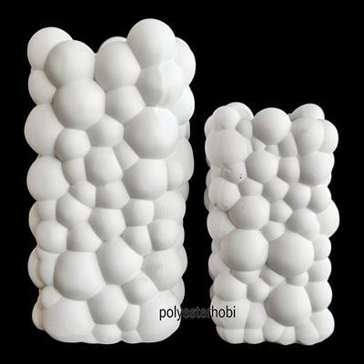 OB 2204 - Bubble Vazo Ham Polyester Dekoratif Obje 1