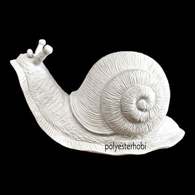 OB 2215 - Salyangoz Ham Polyester Dekoratif Obje