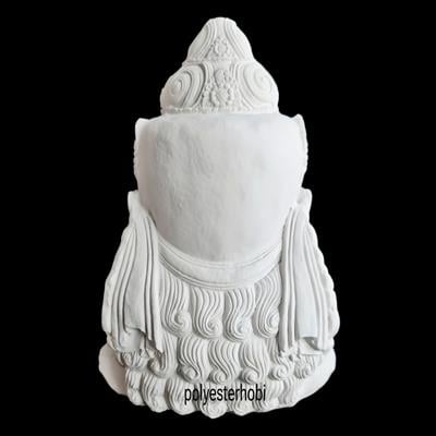 OB 2221 - Buda Kadın Dev Biblo Ham Polyester Dekoratif Obje