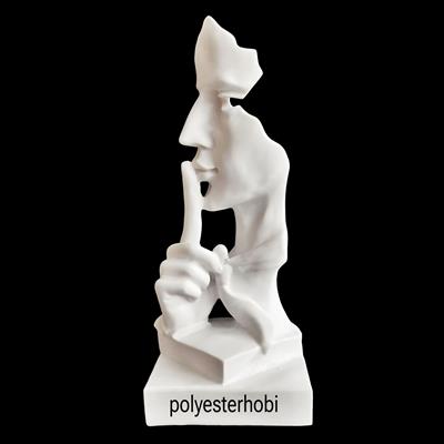 OB 2267 - Soyut Sus Maske Ham Polyester Dekoratif Obje