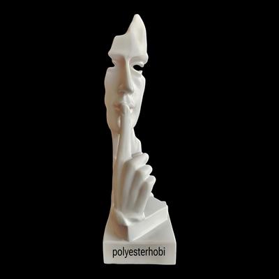 OB 2267 - Soyut Sus Maske Ham Polyester Dekoratif Obje