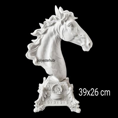 OB 2280 - Antik Kaideli At Ham Polyester Dekoratif Obje