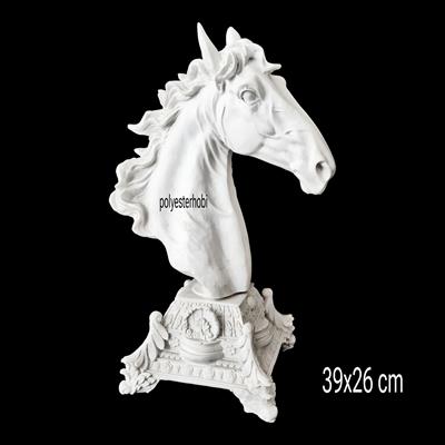 OB 2280 - Antik Kaideli At Ham Polyester Dekoratif Obje