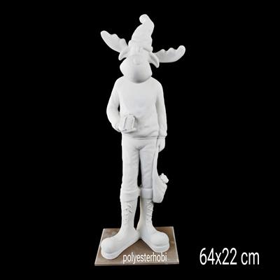 OB 2354 - Dev Geyik Adam Ham Polyester Obje