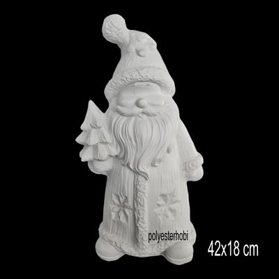 OB 2367 - Noel Baba Büyük Büst Ham Polyester Dekoratif Obje