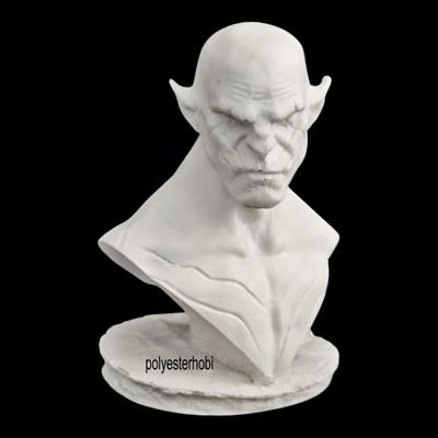 OB 2371 - Hobbit Azog Lord Büst Ham Polyester Obje