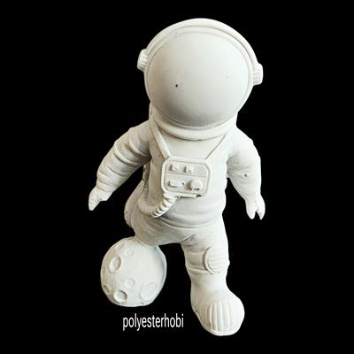 OB 2398 - Astronot Topçu Biblo Ham Polyester Obje 