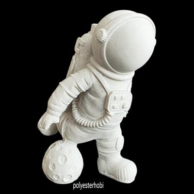 OB 2398 - Astronot Topçu Biblo Ham Polyester Obje 
