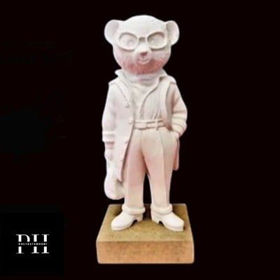 OB 2407 - Tedy Ayıcık Biblo Ham Polyester Obje 