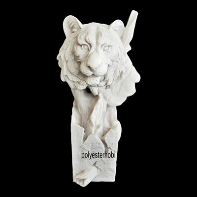 OB 2418 - Kaplan Büst Ham Polyester Heykel