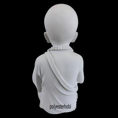 OB 2441 - Buda Çanaklı Ham Polyester Dekoratif Ev Dekorasyon Obje