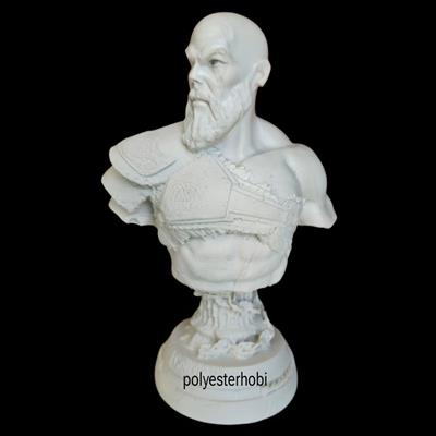 OB 2468 -  Kratos Biblo Küçük Boy , Ev Dekor, Obje Ham Polyester Heykel