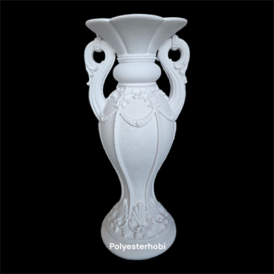 Ob 2476 - İngiliz Vintage Vazo Ham Polyester Ev Dekor