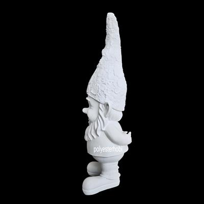 Ob 2510 - Çiçek Şapkalı Bahçe Cüce Ham Polyester Yılbaşı Dekor