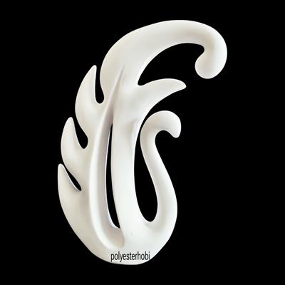 Ob 2512 - Modern Kuğu Biblo Ham Polyester Ev , Ofis Dekor