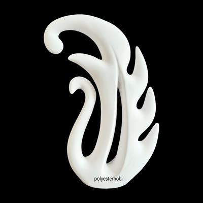 Ob 2512 - Modern Kuğu Biblo Ham Polyester Ev , Ofis Dekor