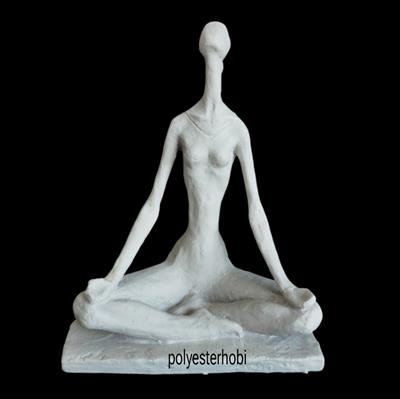 Ob 2523 - Kadın  Modern Heykel Ham Polyester Büst Ev , Ofis Dekor