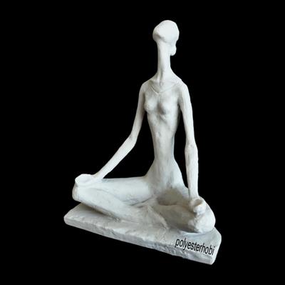 Ob 2523 - Kadın  Modern Heykel Ham Polyester Büst Ev , Ofis Dekor