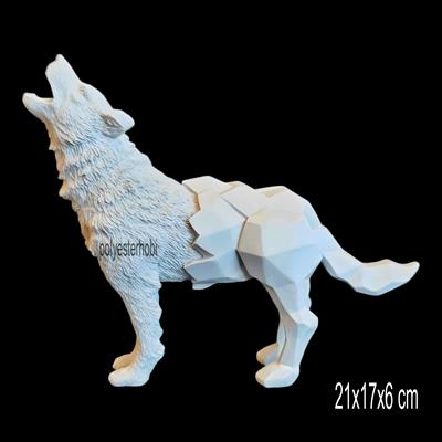 Ob 2521 - Kurt Kübik Formlu Modern  Heykel Ham Polyester Büst Ev , Ofis Dekor