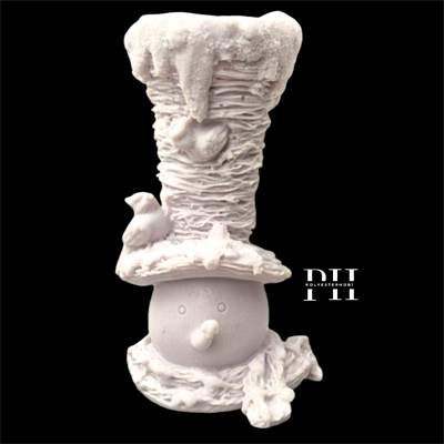 Ob 2541 - Kardanadam Şapkalı Biblo Ham Polyester Yılbaşı Ev Dekor