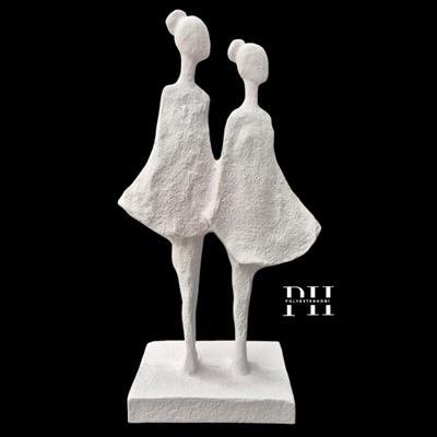 Ob 2551 - Sisters 2 li Biblo Ham Polyester Ev ,Ofis Dekoratif Heykel