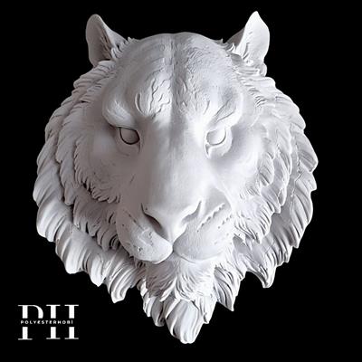 Ob 2559 - Aslan Dev Boy Asılabilir Duvar Dekorasyon Ham Polyester Ev ,Bahçe Dekor Obje