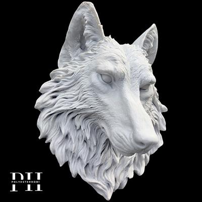 Ob 2561 - Kurt Dev Boy Asılabilir Duvar Dekorasyon Ham Polyester Ev ,Bahçe Dekor Obje