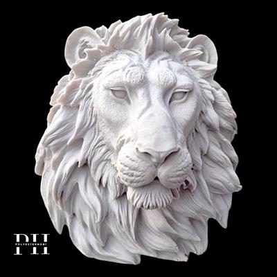 Ob 2564 - Aslan Dev Boy Asılabilir Duvar Dekorasyon Ham Polyester Ev ,Bahçe Dekor Obje