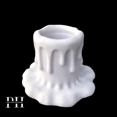 Ob 2565 - Akan Mumluk 3 Lü Set Ham Polyester Ev ,Bahçe Dekor Obje