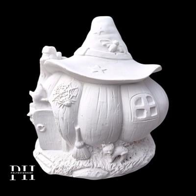 Ob 2581 - Kabak Ev Halloween Ham Polyester Ev Bahçe Dekor Obje