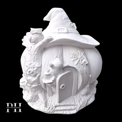 Ob 2581 - Kabak Ev Halloween Ham Polyester Ev Bahçe Dekor Obje