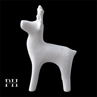 Ob 2614 - İskandinav Tarz Geyik Ham Polyester Dekoratif Obje