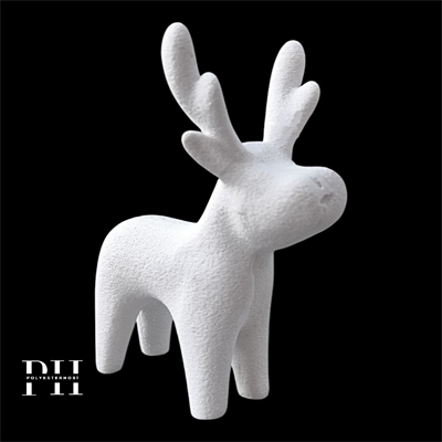 Ob 2615 - İskandinav Tarz Geyik Ham Polyester Dekoratif Obje