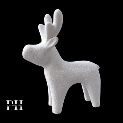 Ob 2615 - İskandinav Tarz Geyik Ham Polyester Dekoratif Obje