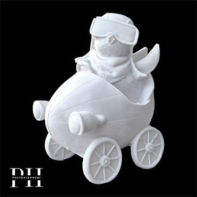 Ob 2638 - Pilot Civciv Biblo Ham Polyester Dekoratif Obje