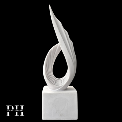 Ob 2641 - Kanat Soyut Kaideli Heykel Ham Polyester Dekoratif Obje