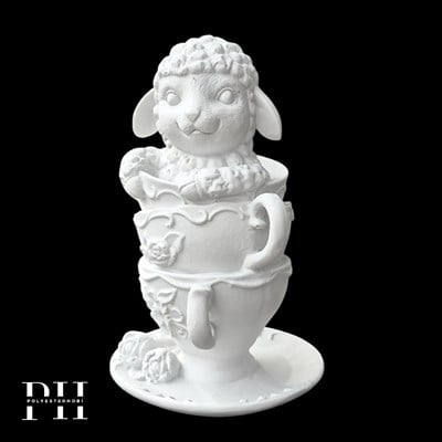 Ob 2642 - Fincanda Kuzu Biblo Ham Polyester Dekoratif Obje