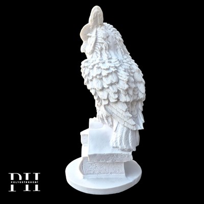 Ob 2650 - Bilge Baykuş Heykel Ham Polyester Dekoratif Obje 